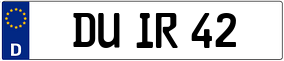 Truck License Plate